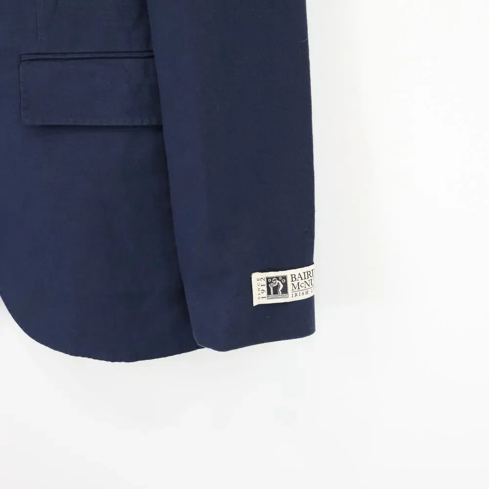 J.Crew Men's Ludlow Slim Fit Unstructured Suit Jacket Linen Blend Navy 39R NWT